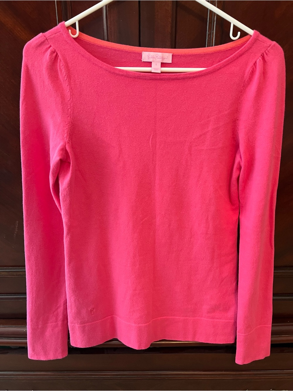 Lilly Pulitzer Hot Pink Crewneck Sweater